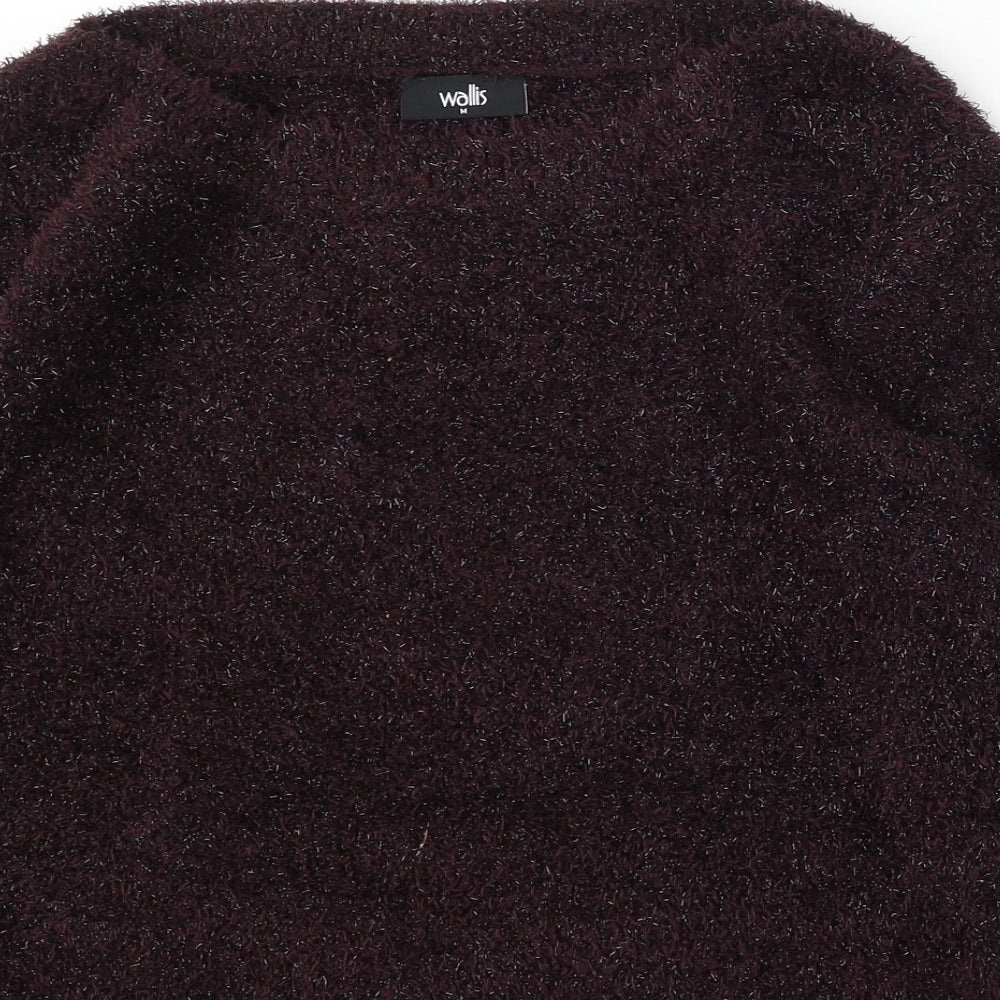 Womens UK Size M Wallis Purple Pullover Jumper