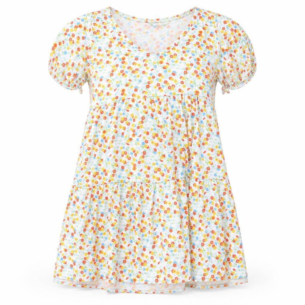 Womens UK Size 10 Boohoo Multicoloured Basic Blouse