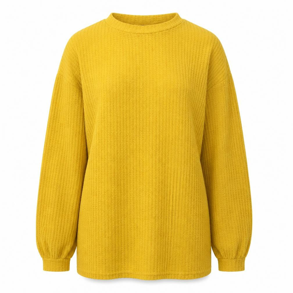 Womens UK Size XS SheIn Yellow Pullover Jumper