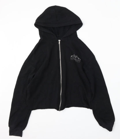 Cold Crush Womens Black Cotton Full Zip Hoodie Size XS Zip