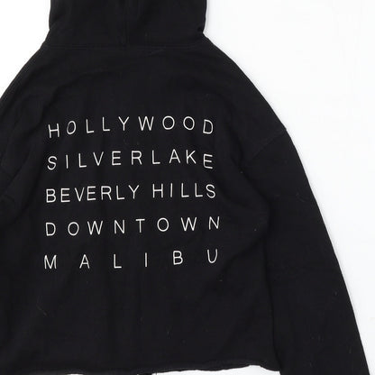 Cold Crush Womens Black Cotton Full Zip Hoodie Size XS Zip