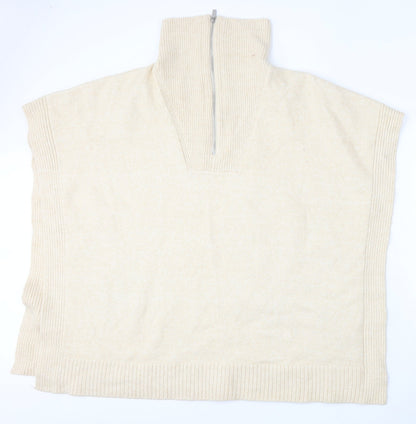 Womens UK Size M H&M Beige Pullover Jumper