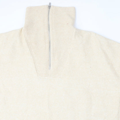 Womens UK Size M H&M Beige Pullover Jumper