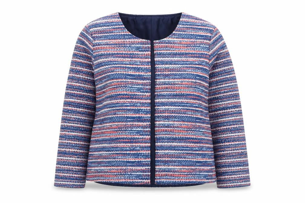Womens UK Size M Anne De Lancay Multicoloured Jacket