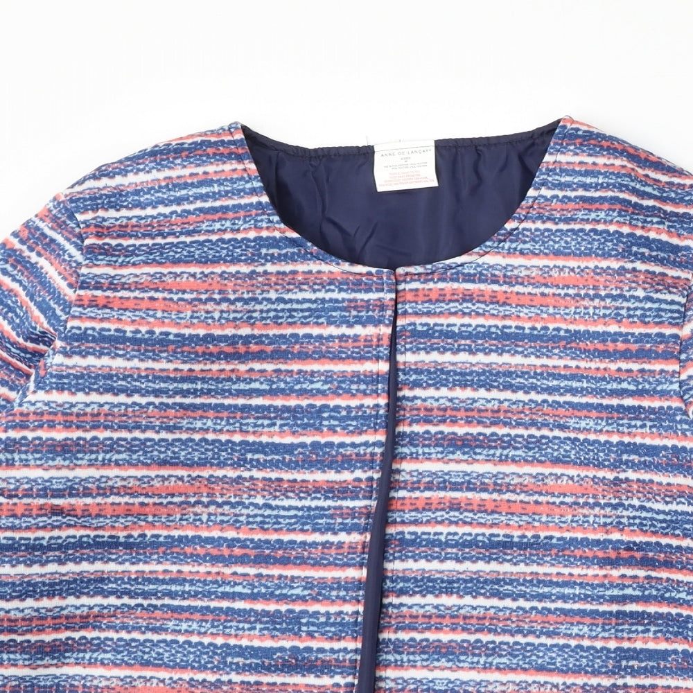Womens UK Size M Anne De Lancay Multicoloured Jacket