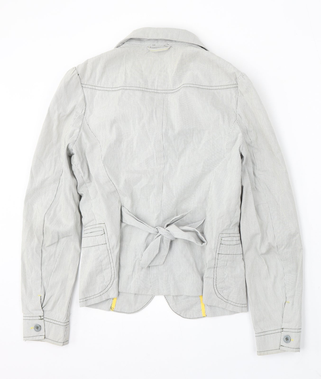 NEXT Womens Multicoloured Striped Cotton Jacket Blazer Size S