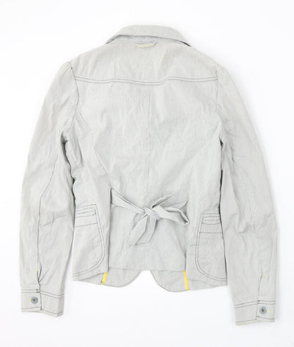 NEXT Womens Multicoloured Striped Cotton Jacket Blazer Size S