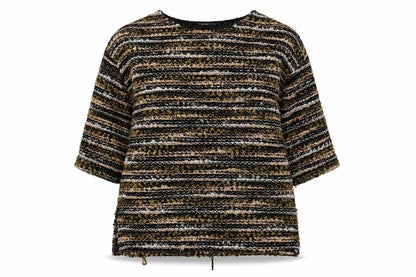 Womens UK Size 10 Nutmeg Multicoloured Pullover Jumper