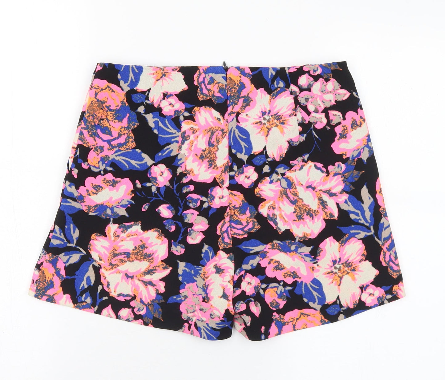 Atmosphere Womens Multicoloured Floral Polyester Hot Pants Shorts Size 8 L3 in Regular