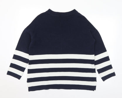 Womens UK Size S Wallis Blue Pullover Jumper