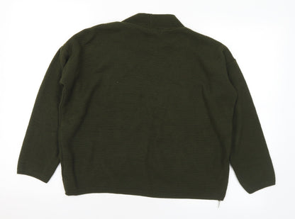 Womens UK Size 12 New Look Green Pullover Jumper
