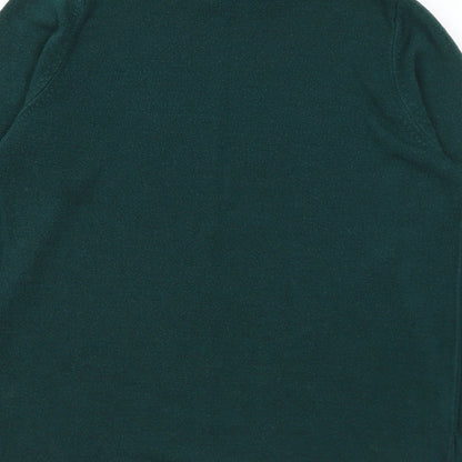 Womens UK Size 14 Classic Green Pullover Jumper