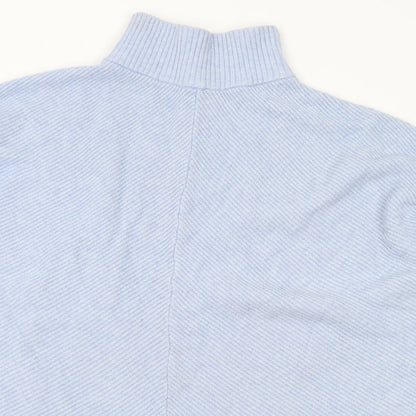 Womens UK Size L Preworn Blue Pullover Jumper