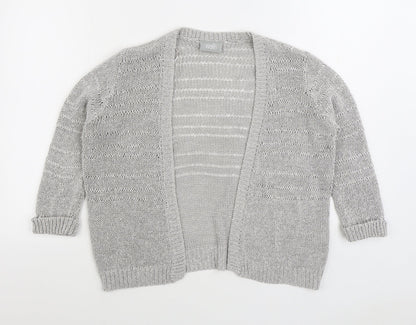 Womens UK Size S Wallis Grey Cardigan Jumper