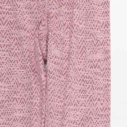 George Active Womens Pink Polyester Jogger Leggings Size XS L28 in