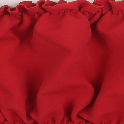 Womens UK Size 12 Cameo Rose Red Basic Blouse