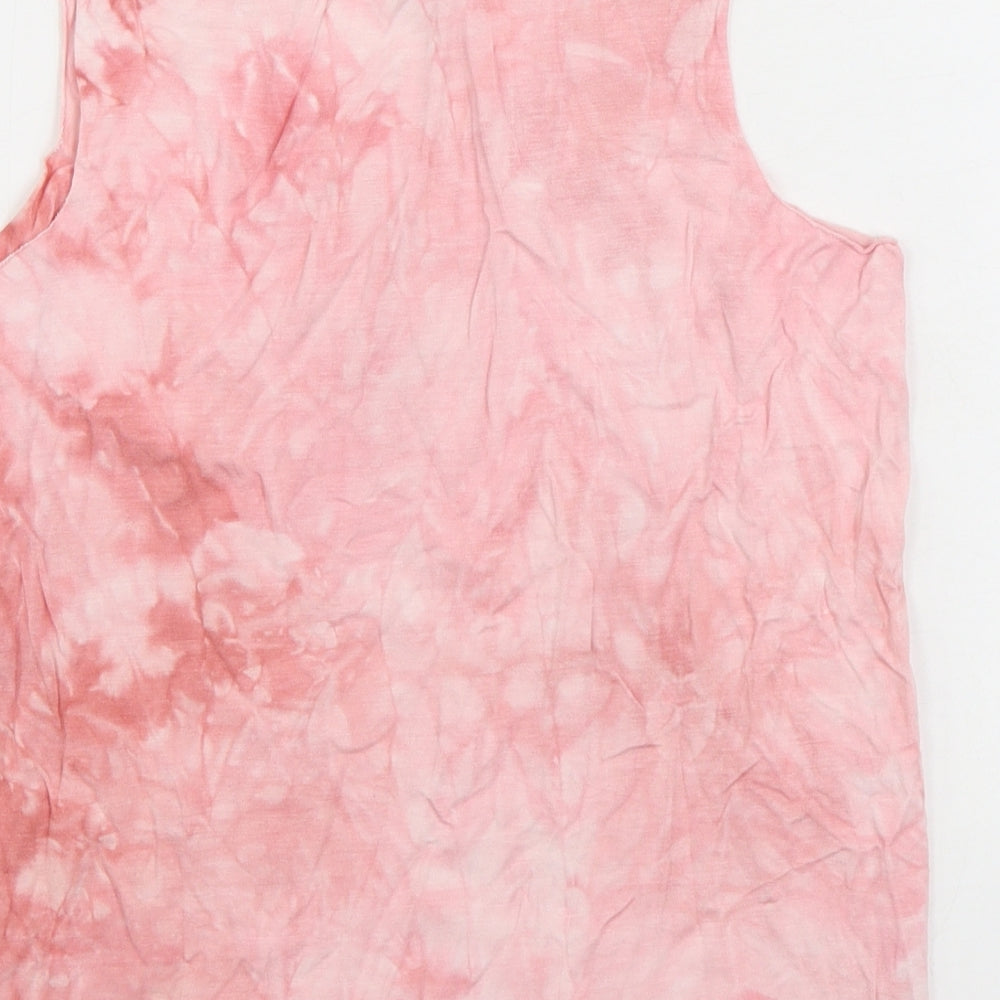 Womens UK Size 4 Atmosphere Pink Basic Tank