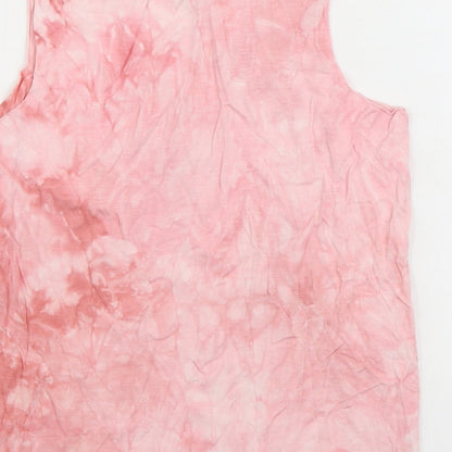 Womens UK Size 4 Atmosphere Pink Basic Tank