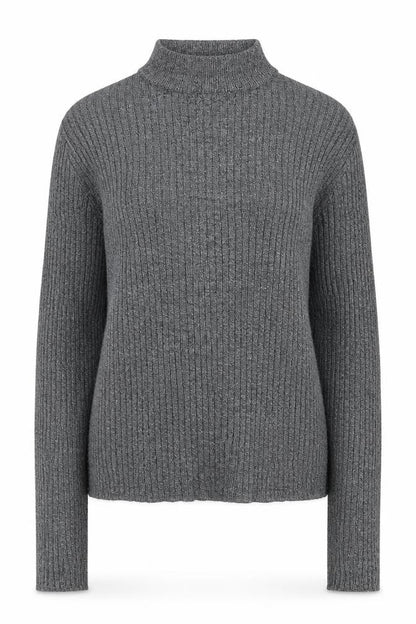 Womens UK Size S Bershka Grey Pullover Jumper