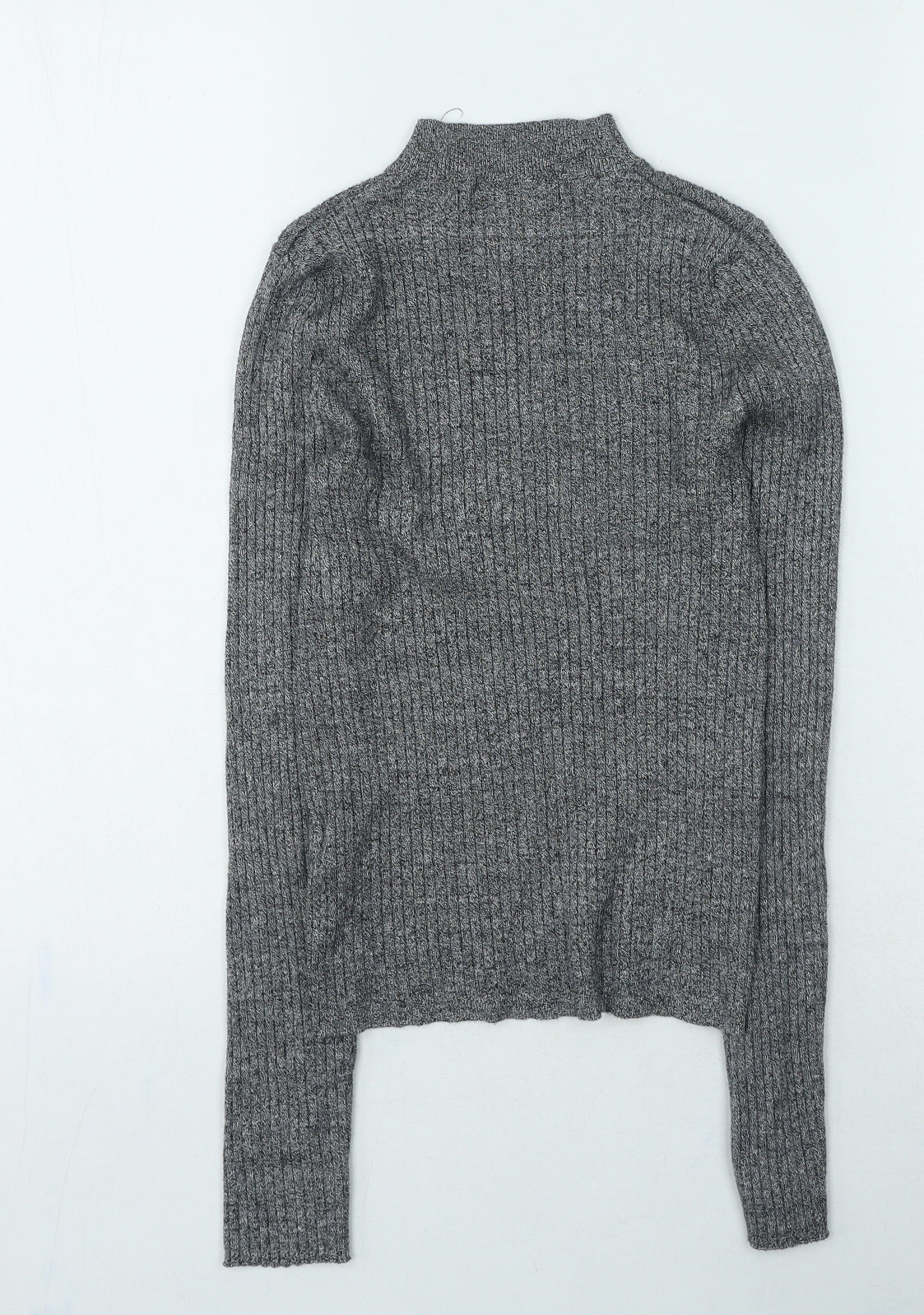 Womens UK Size S Bershka Grey Pullover Jumper