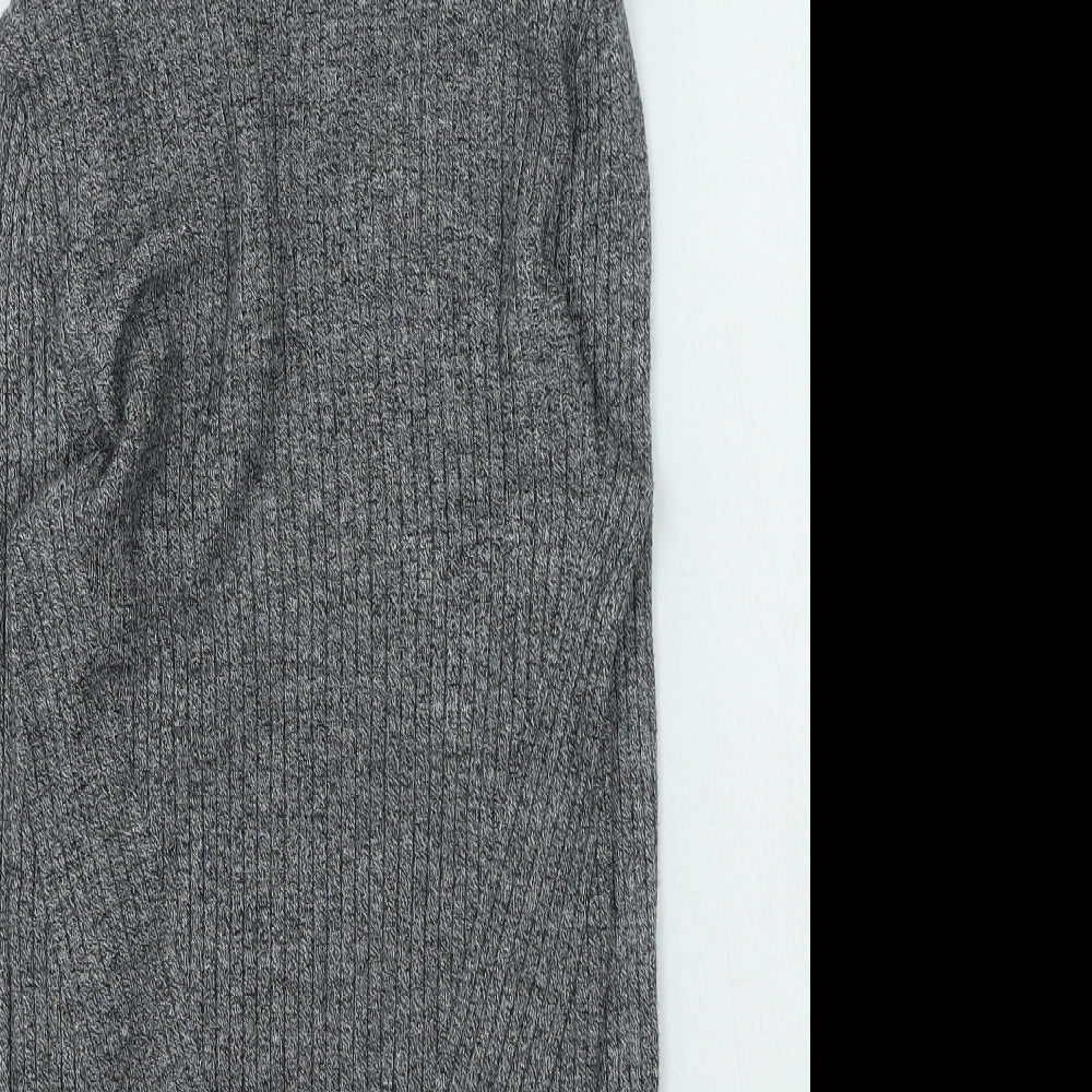 Womens UK Size S Bershka Grey Pullover Jumper