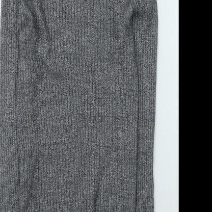 Womens UK Size S Bershka Grey Pullover Jumper
