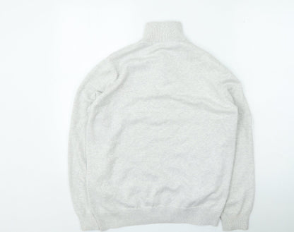 TU Mens Grey Cotton Pullover Sweatshirt Size M
