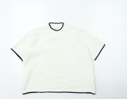 Womens UK Size 16 Marks and Spencer Ivory Pullover Jumper