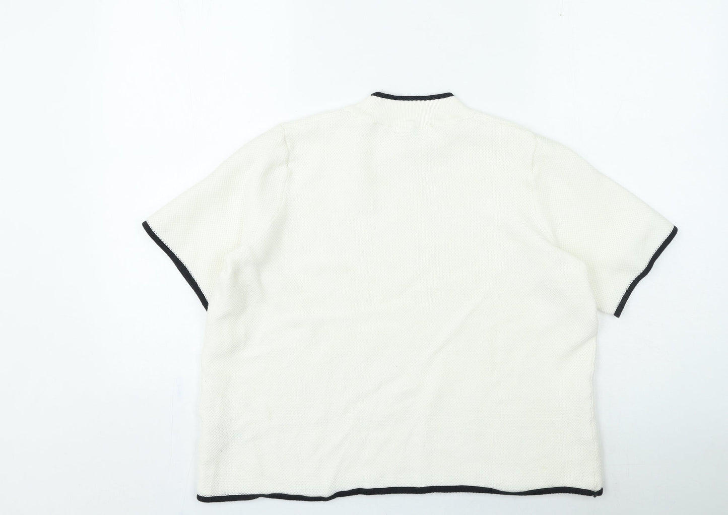 Womens UK Size 16 Marks and Spencer Ivory Pullover Jumper