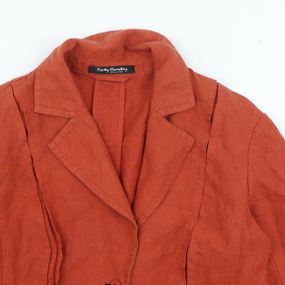 Womens UK Size 12 Betty Barclay Orange Jacket
