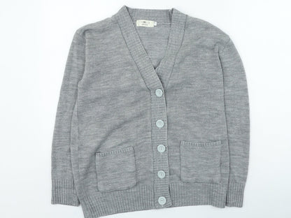 Womens UK Size M Choice Grey Cardigan Jumper