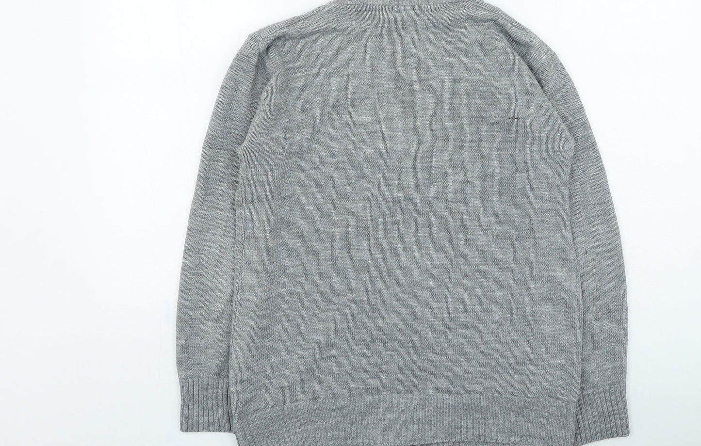 Womens UK Size M Choice Grey Cardigan Jumper