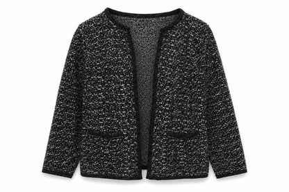 Womens UK Size 14 F&F Black Cardigan Jumper