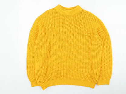 Womens UK Size 14 Red Herring Orange Pullover Jumper