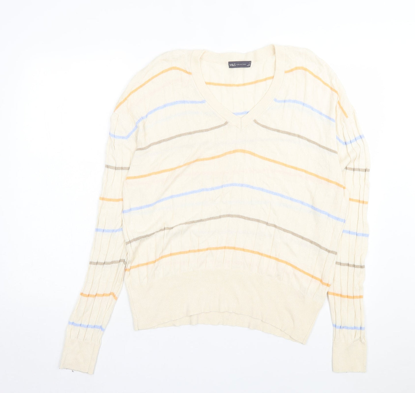 Womens UK Size XL Marks and Spencer Multicoloured Pullover Jumper