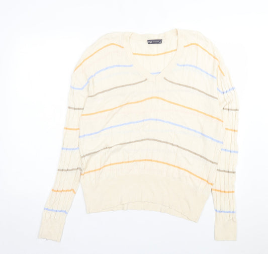 Womens UK Size XL Marks and Spencer Multicoloured Pullover Jumper