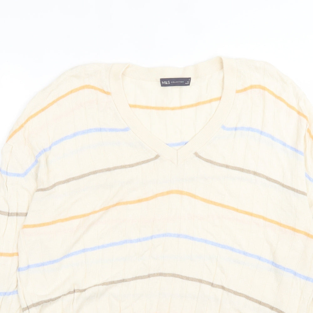 Womens UK Size XL Marks and Spencer Multicoloured Pullover Jumper