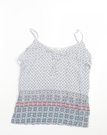 Womens UK Size 10 Oasis Multicoloured Basic T-Shirt