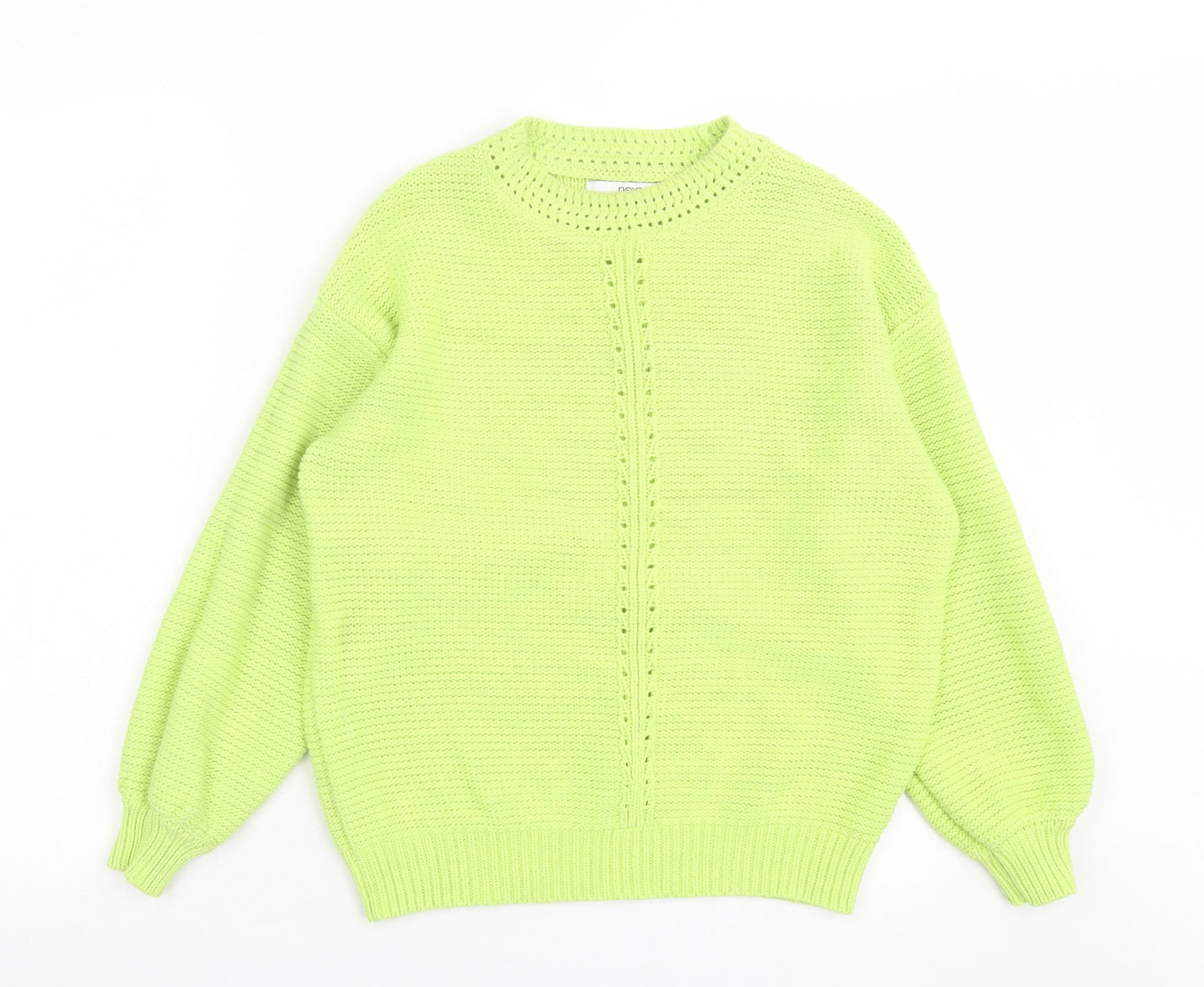 Womens UK Size S NEXT Green Pullover Jumper