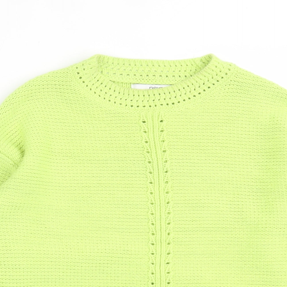 Womens UK Size S NEXT Green Pullover Jumper