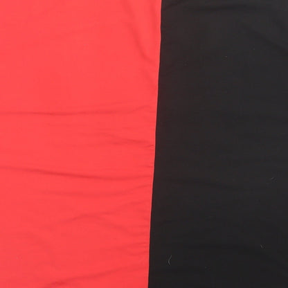 SheIn Womens Multicoloured Striped Polyester Basic T-Shirt Size S Crew Neck