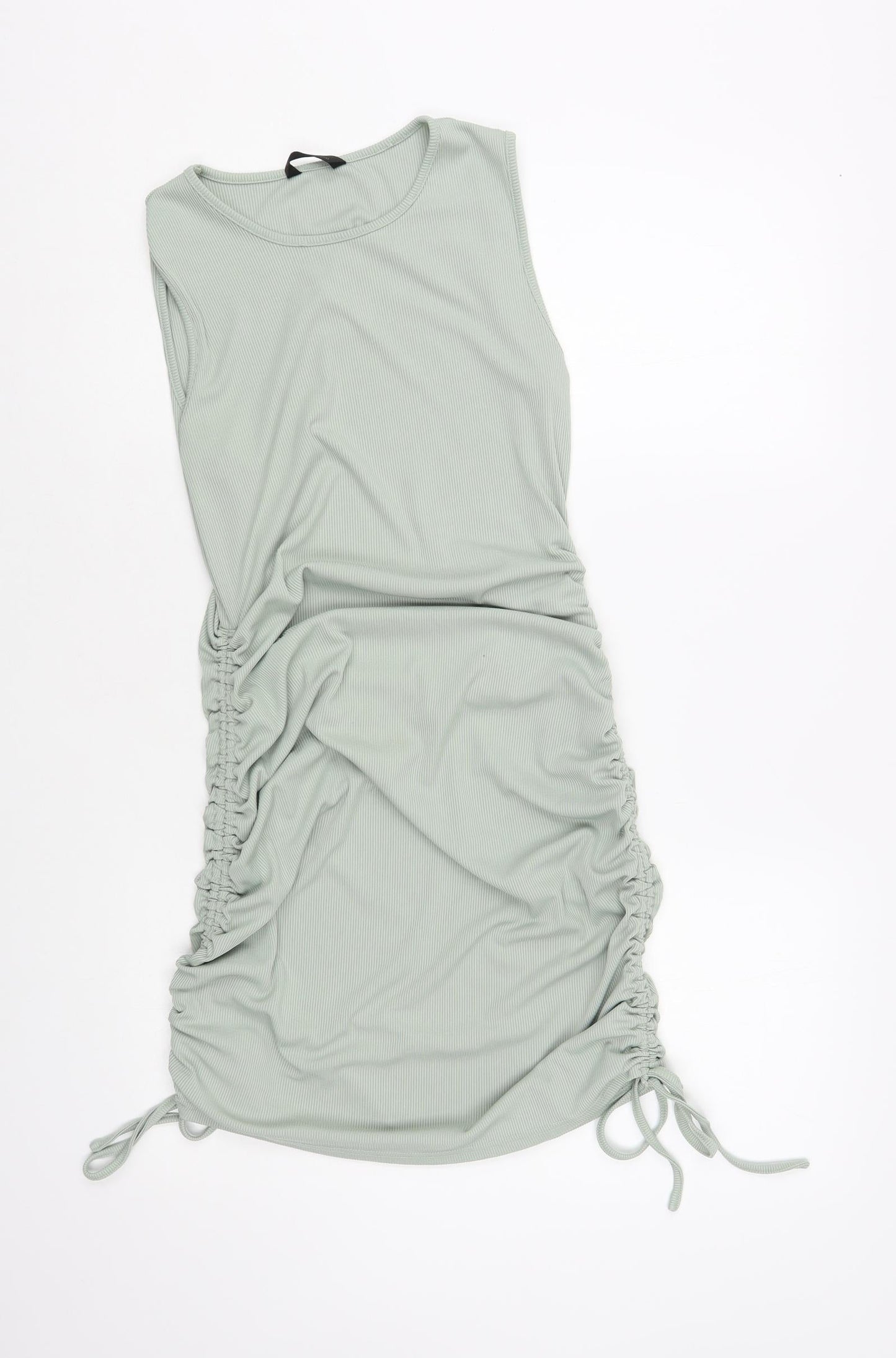 SheIn Womens Green Polyester Bodycon Size M Crew Neck Pullover