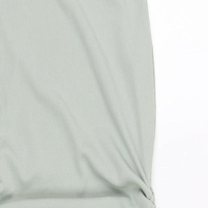 SheIn Womens Green Polyester Bodycon Size M Crew Neck Pullover