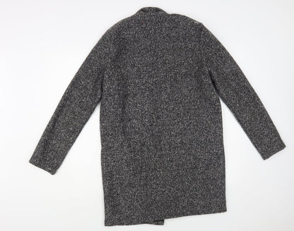 Principles Womens Grey Overcoat Coat Size 10