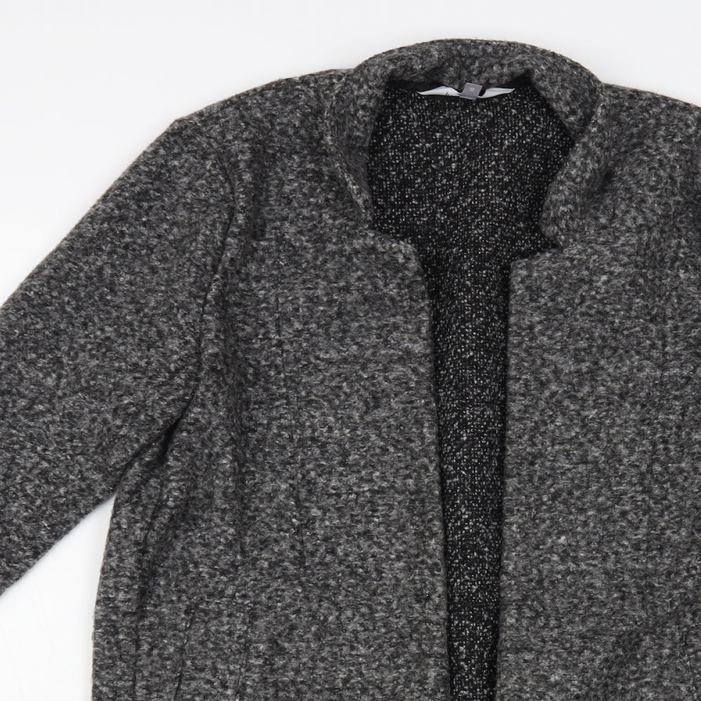 Principles Womens Grey Overcoat Coat Size 10