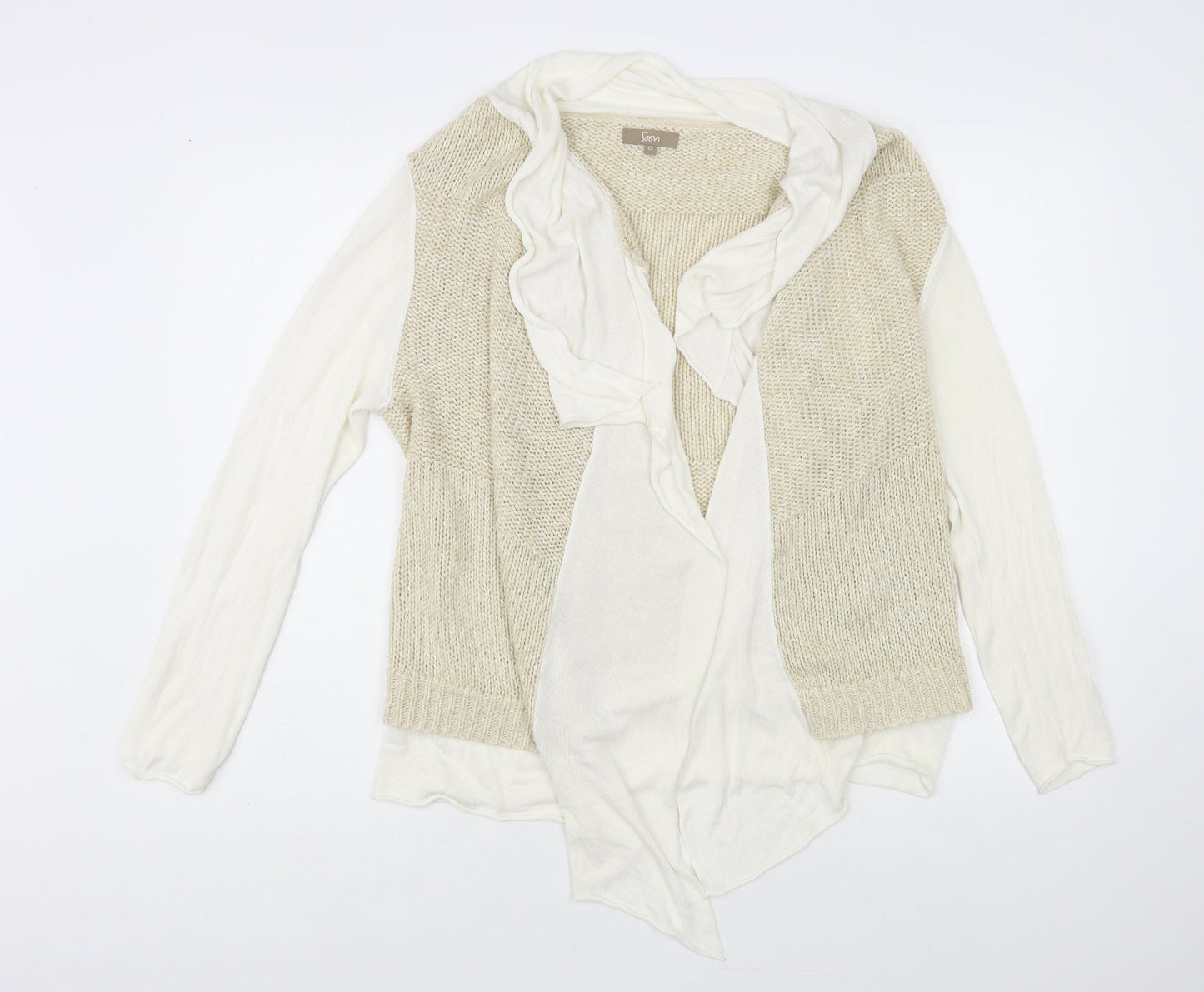 Womens UK Size 12 Soon Beige Cardigan Jumper