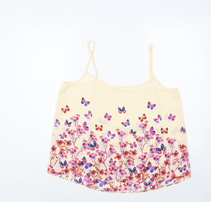 Womens UK Size M Preworn Pink Camisole Blouse