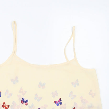 Womens UK Size M Preworn Pink Camisole Blouse