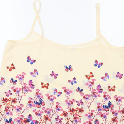 Womens UK Size M Preworn Pink Camisole Blouse