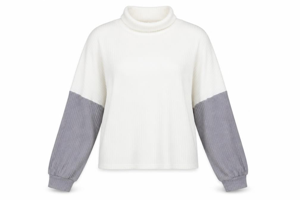 Womens UK Size L SheIn White Pullover Jumper